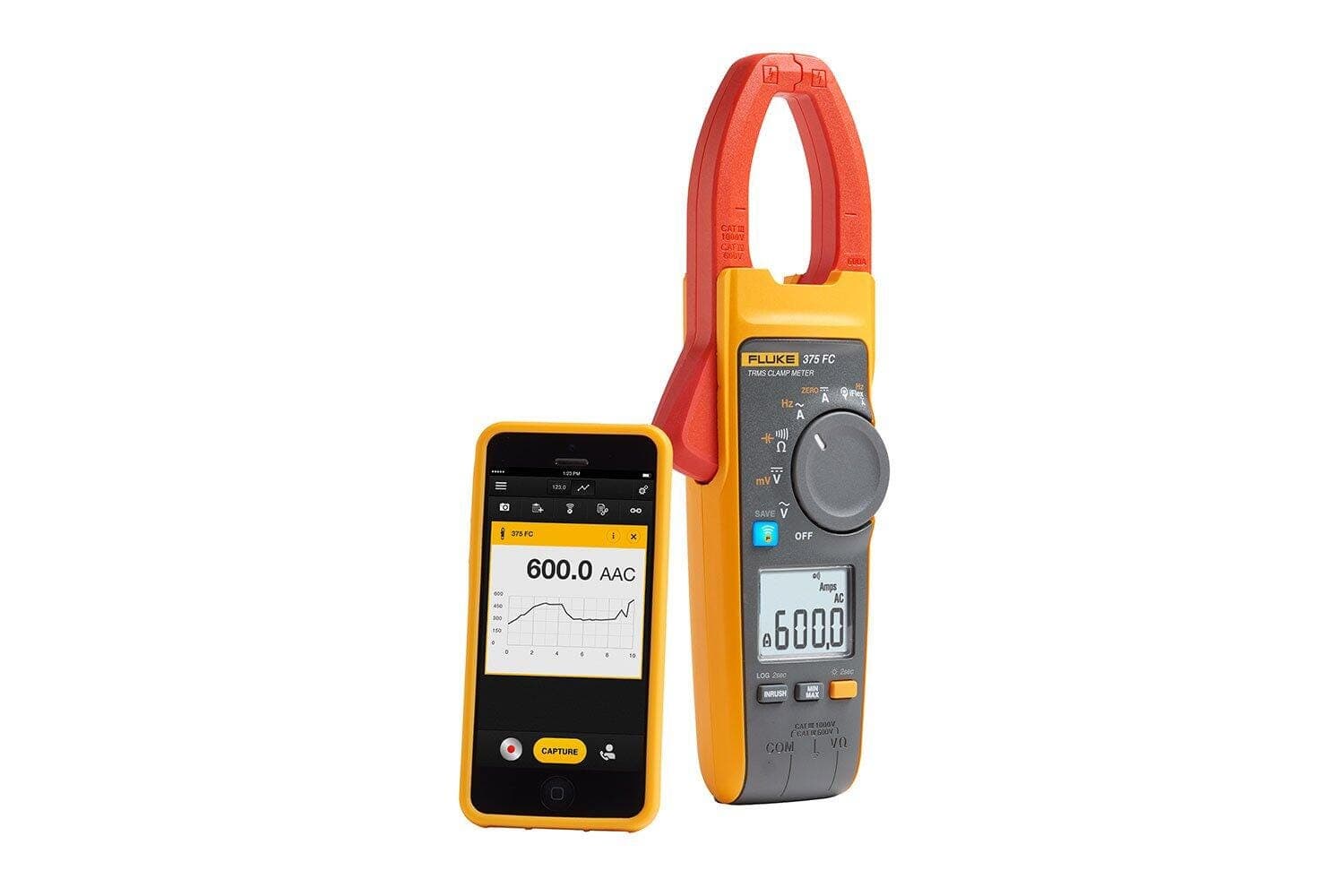 Fluke 375 FC True RMS AC/DC Clamp Meter