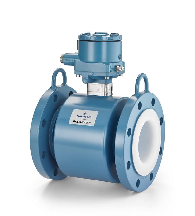 Rosemount 8705 Flanged Magnetic Flow Meter Sensors